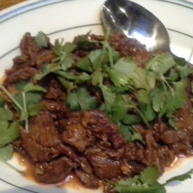 Cumin Green Onion Beef or Lamb.