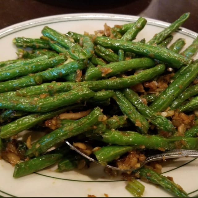 Dry Sautéed Green Beans.