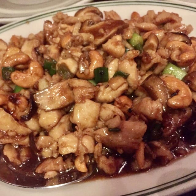 Garlic Cashew Chicken.